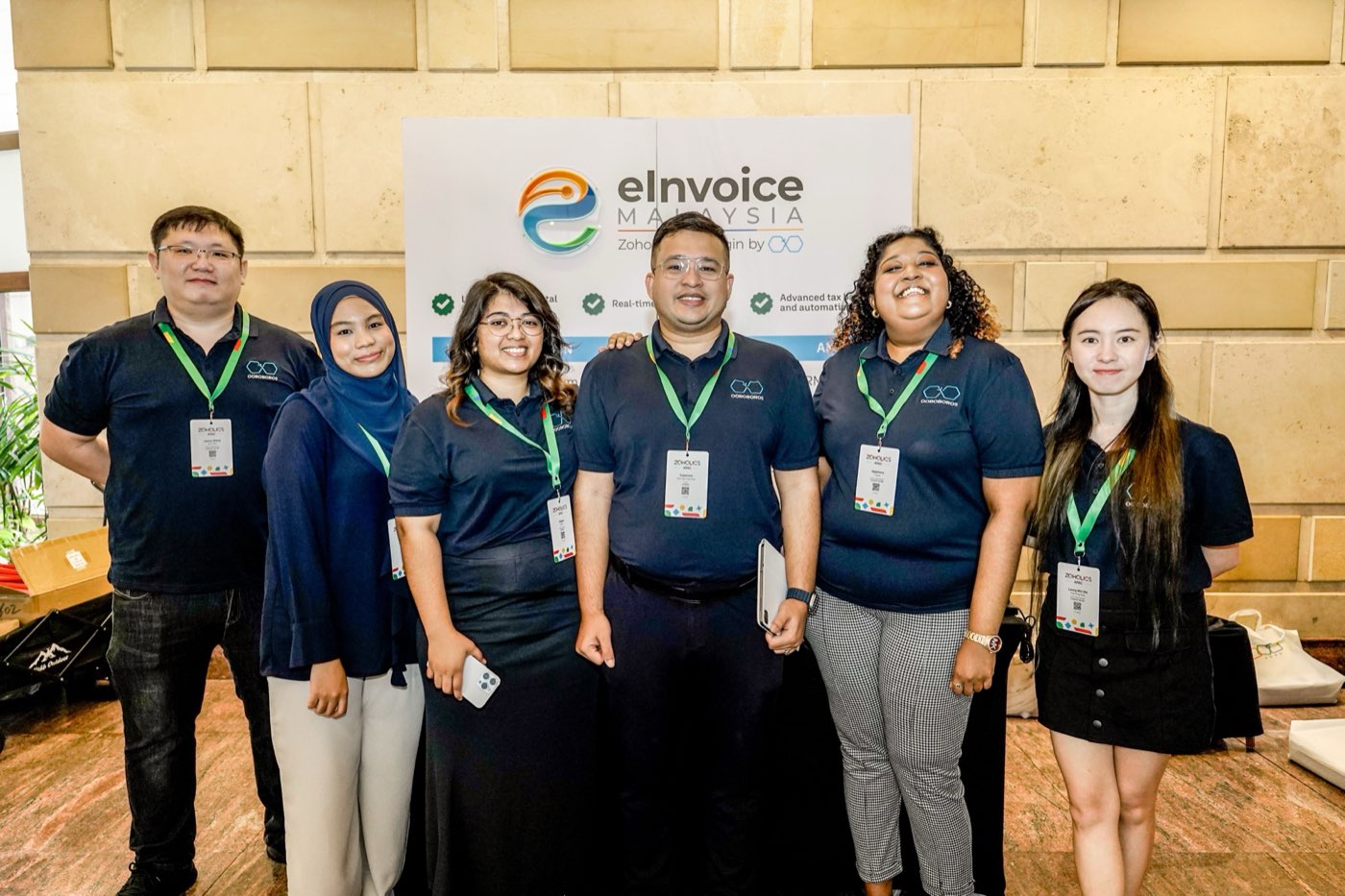 The Ooroboros team at Zoholics APAC