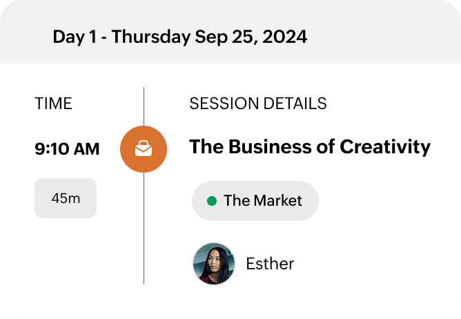 Zoho Backstage — Agenda and speakers