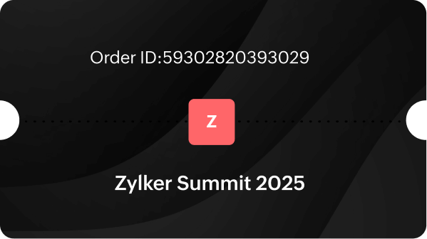 Zoho Backstage — Registration and ticketing