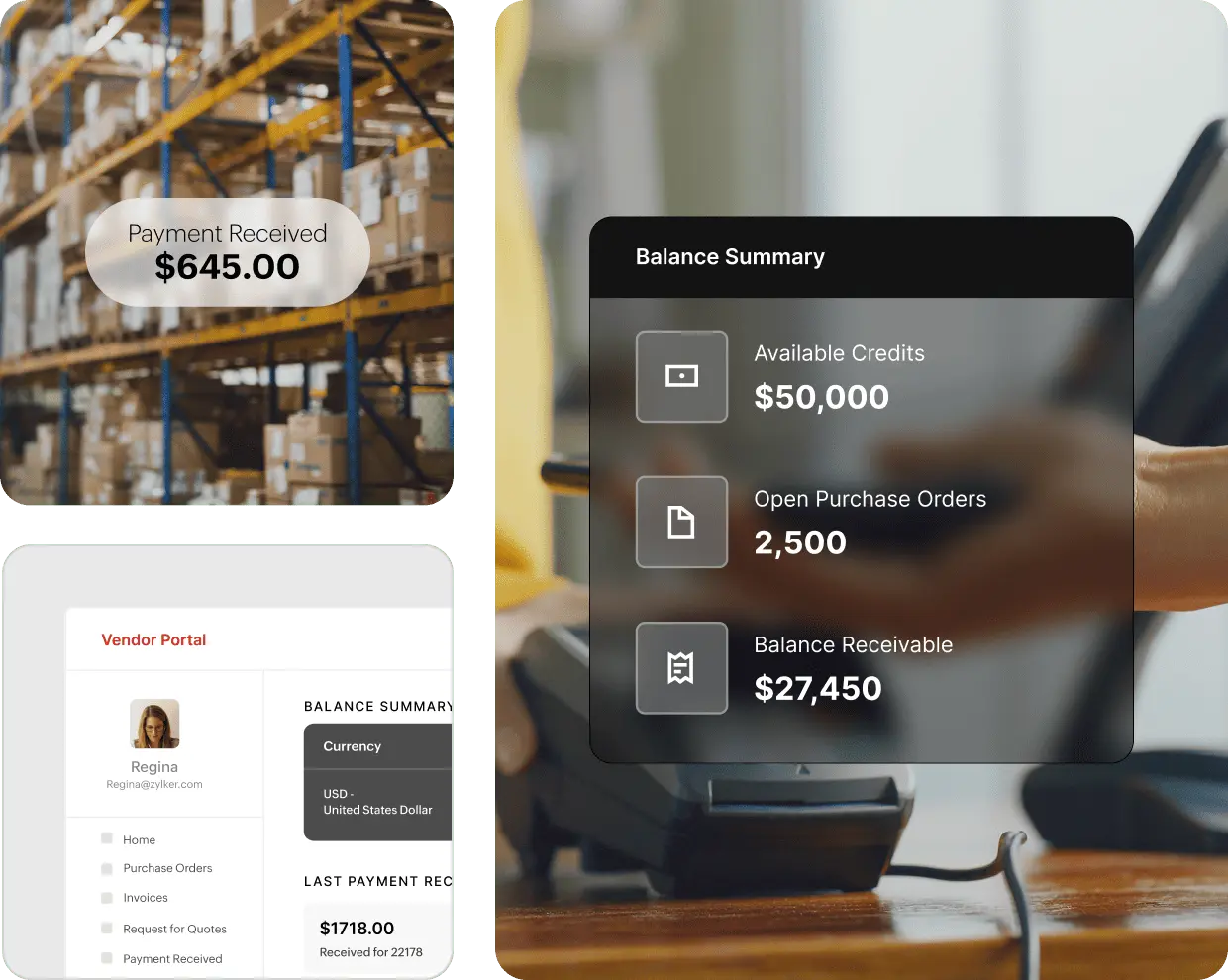 Zoho Procurement — Vendor portal